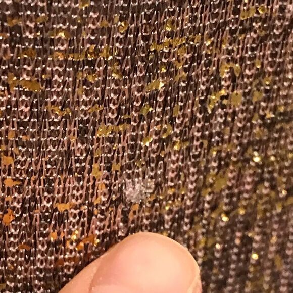 Rose Gold long sleeve a-line tunic or mini dress - Picture 4 of 13